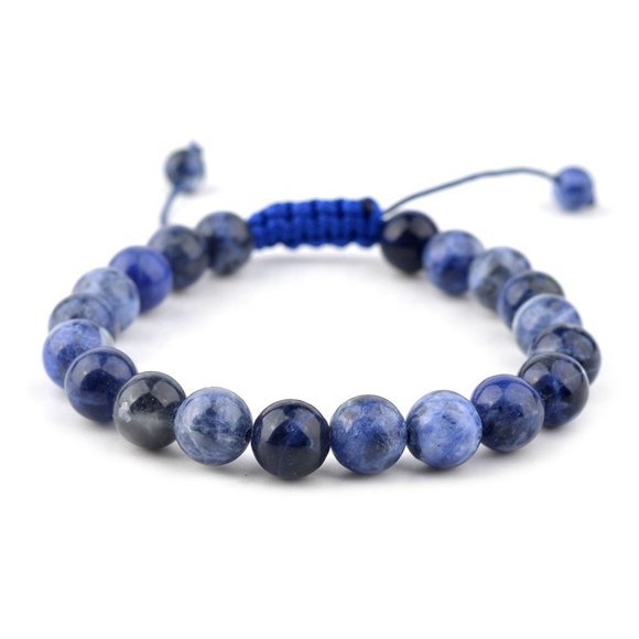 Sodalite Bracelet 8 MM - Picture 1 of 3